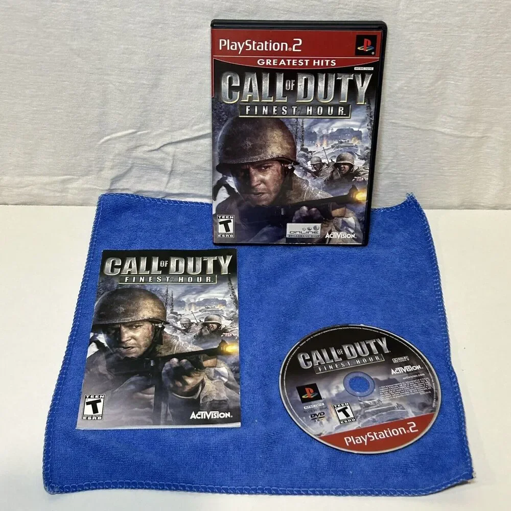 Call of Duty: Finest Hour (Sony PlayStation 2 ) PS2 Complete In Box